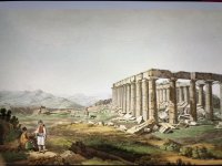 Ο Ναός του Επικούριου Απόλλωνα στις Βάσσες,  (1819), E. Dodwell, Εθνικό Ιστορικό Μουσείο